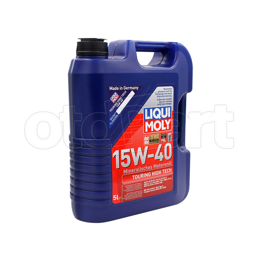 LIQUI MOLY Touring High Tech 15W-40 5 Litre (1862) - Otopart Mall